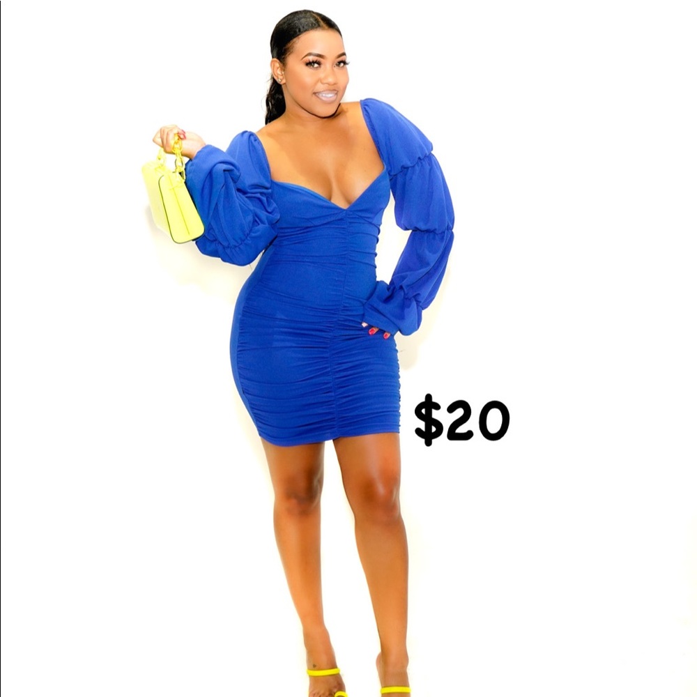 Blue dress